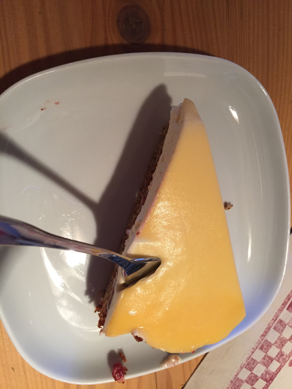 Simple cafe, but cakes are delicious