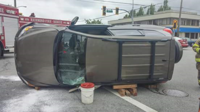Titus had a major car accident yesterday (2016-06-25)