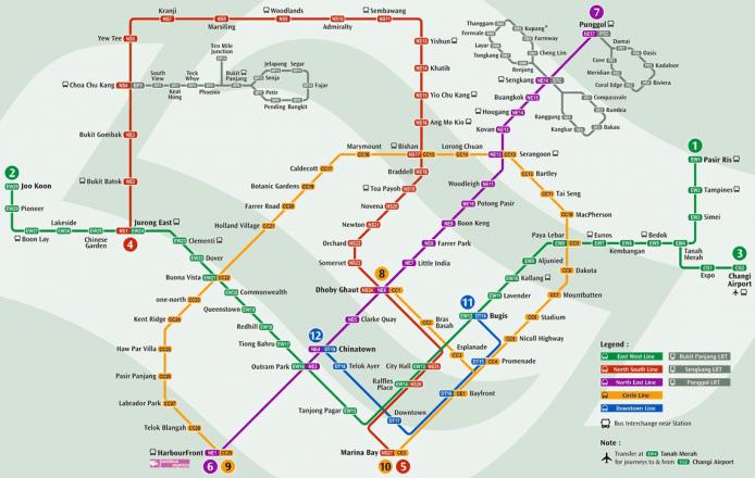 Mass Rapid Transit (MRT), Singapore