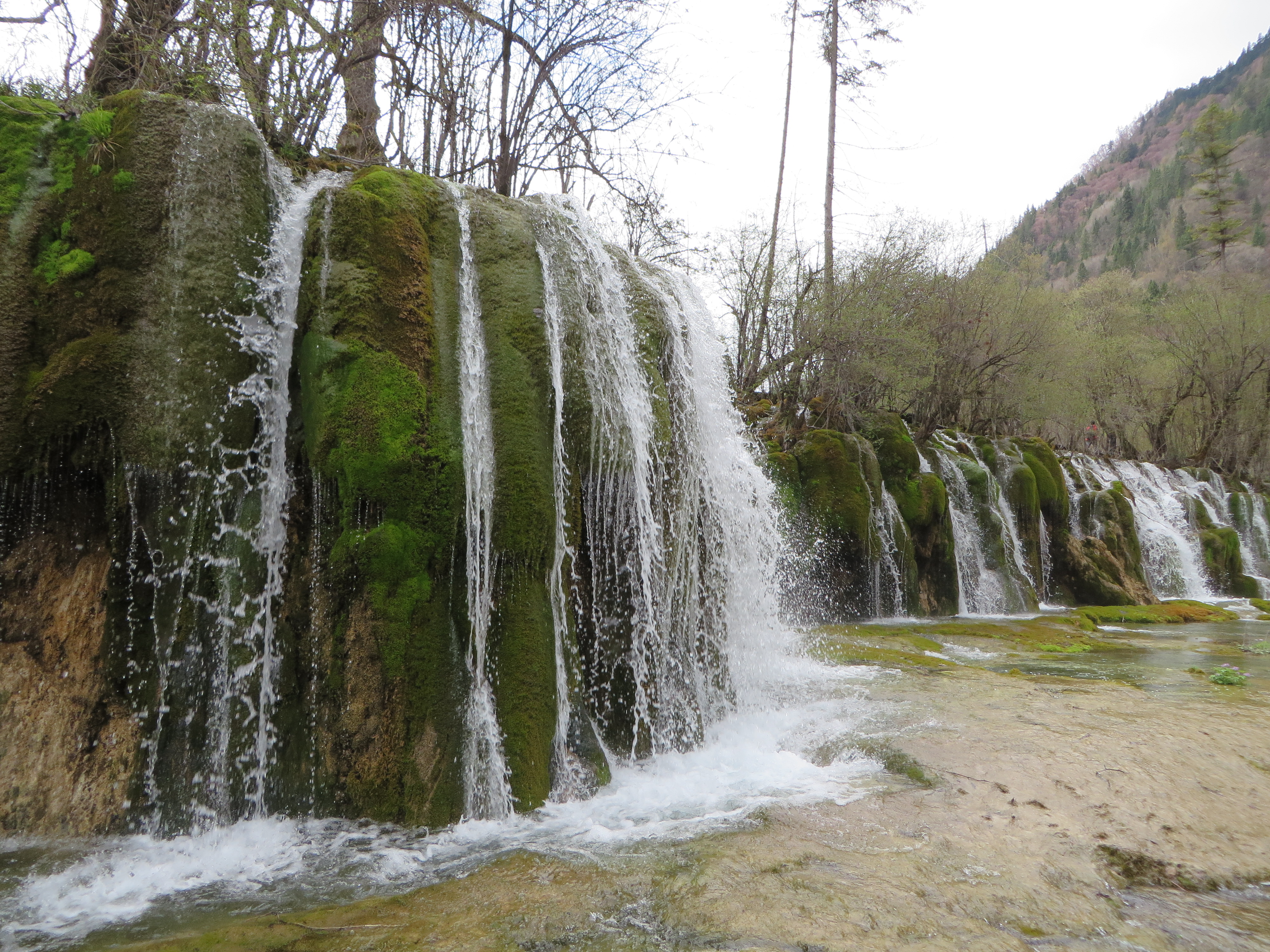 Arrow Bamboo Lake Waterfall - Jiuzhaigou<br/><br/>This fall is no Niagara Fall, but it is a very nic
