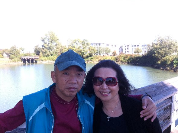 After lunch we all, with exception of Titus, went to take a stroll at Richmond's Fisherman Wharf.