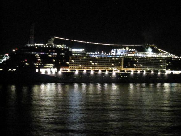 Civitavecchia at night