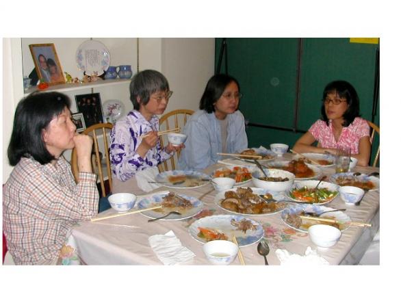 Dining at Allen & May\'s Home