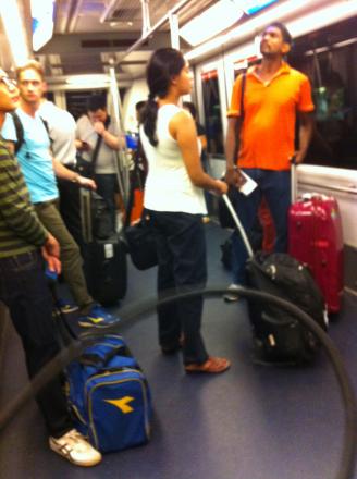 Skytrain – traveling between Terminals of Singapore Changi International Airport