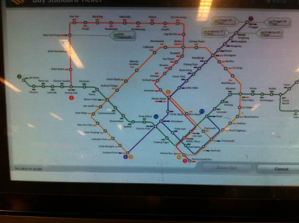 Using Singapore’s Mass Rapid Transit (MRT)