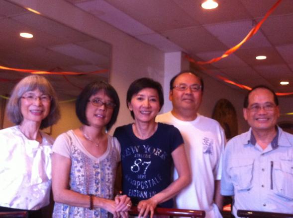 Dining with Ben and Sue at Jin\'s on 2013-09-18