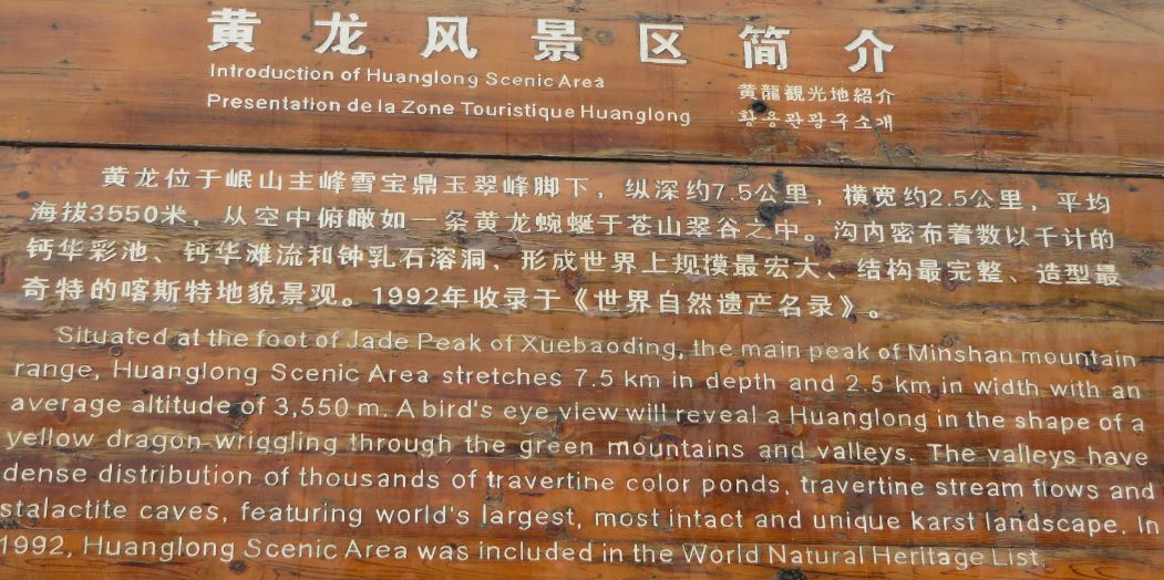 Huanglong Park<br/><br/>Second only to Jiuzhaigou National Park, Huanglong Park is one of the most v