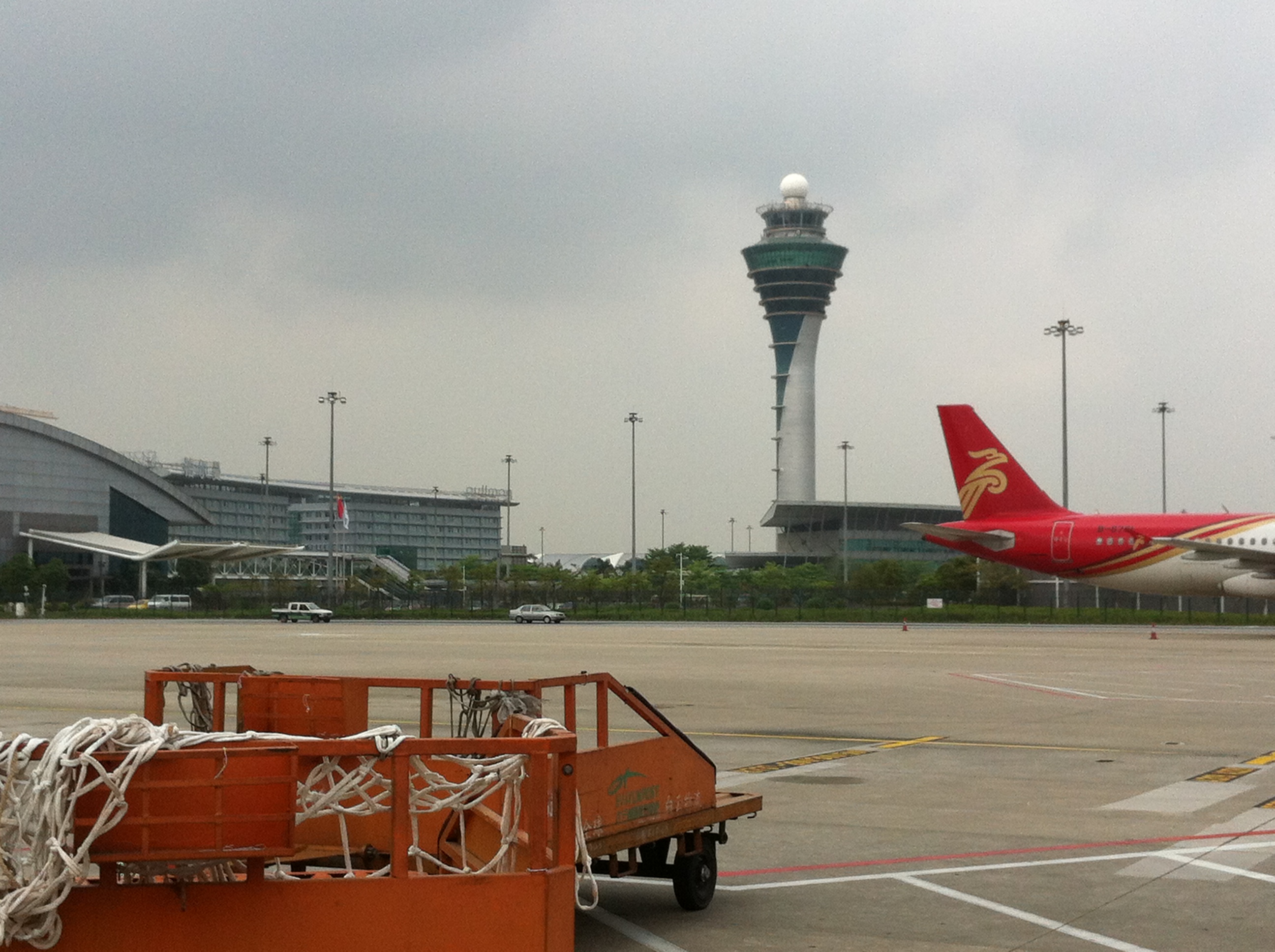 Flying from Guangzhou to Jiuzhaigou<br/><br/>It was a 2 1/2 hrs flight from Guangzhou.  Other major 